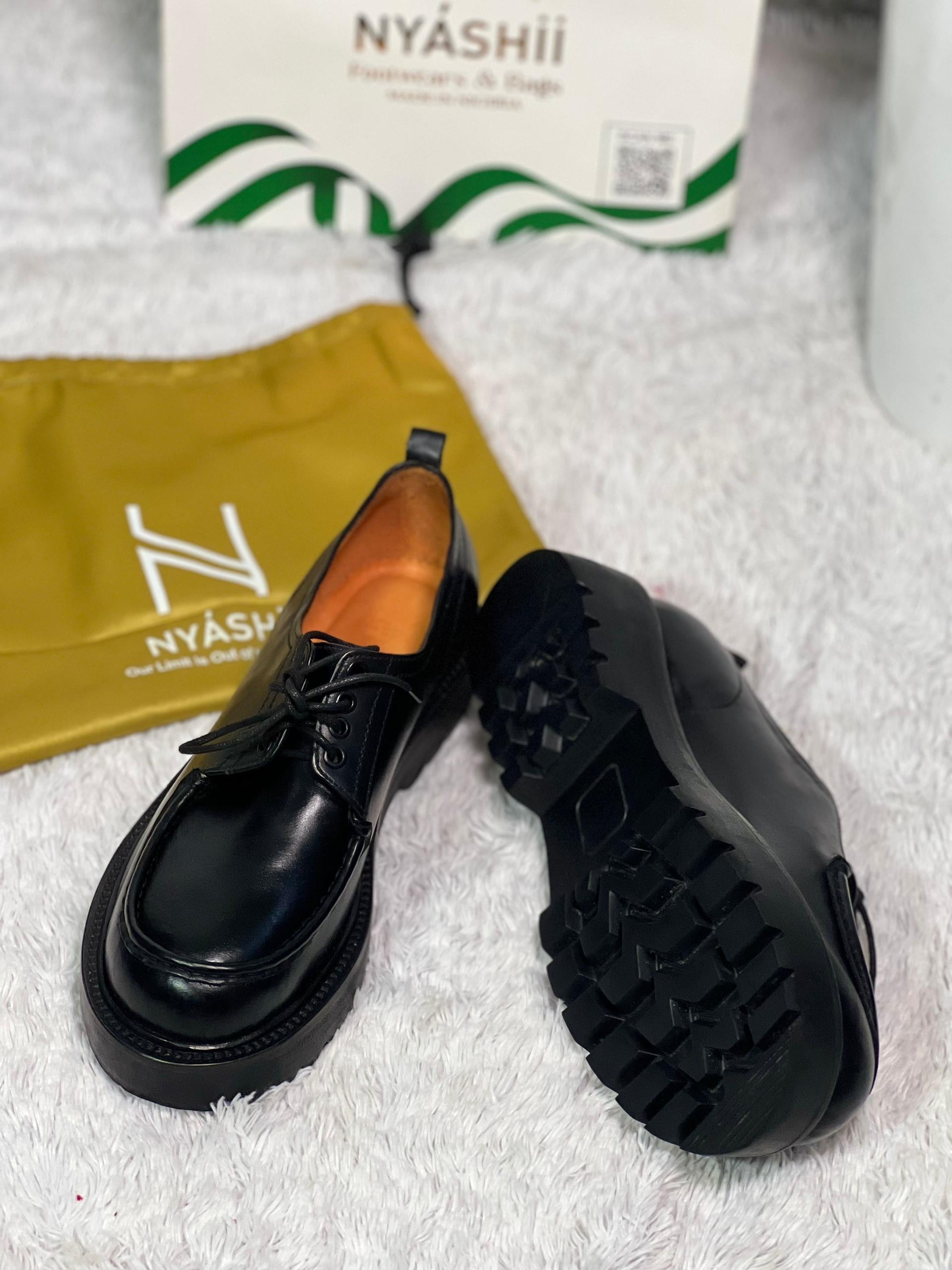 The Bold Derby Leather - Nyashii Leather