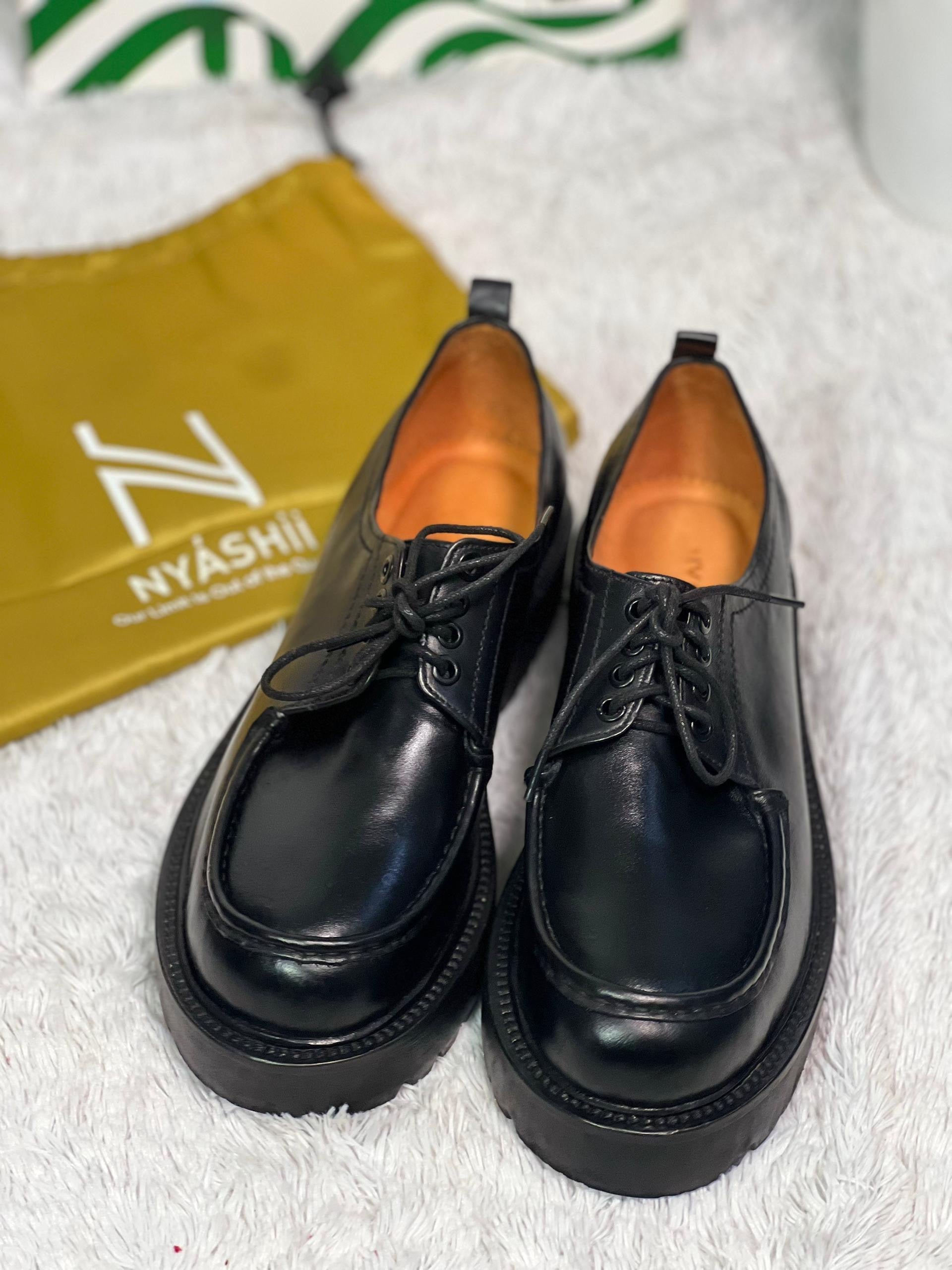 The Bold Derby Leather - Nyashii Leather