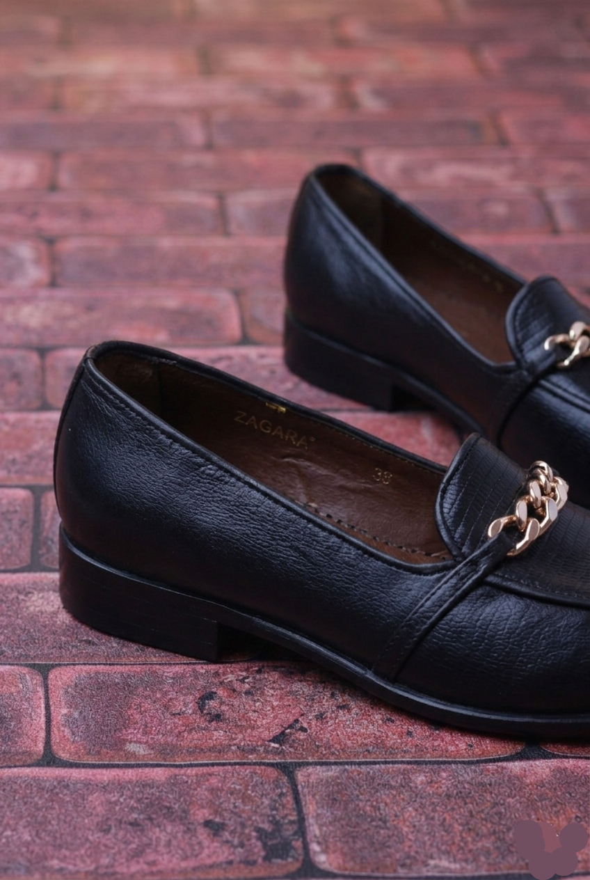 Lady Salma (Black Leather) - Nyashii Leather