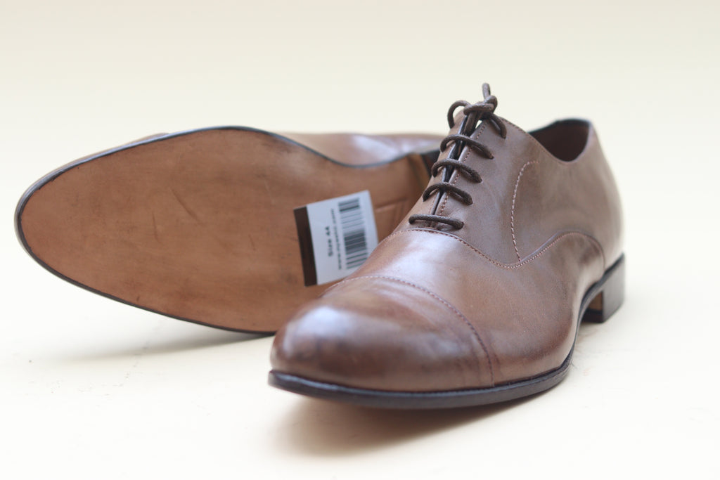 Oxford Leather with Toe Cap - Nyashii Leather