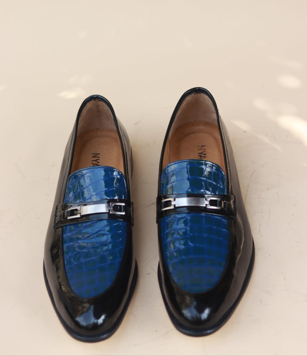 Classic Dash Leather (Blue) - Nyashii Leather