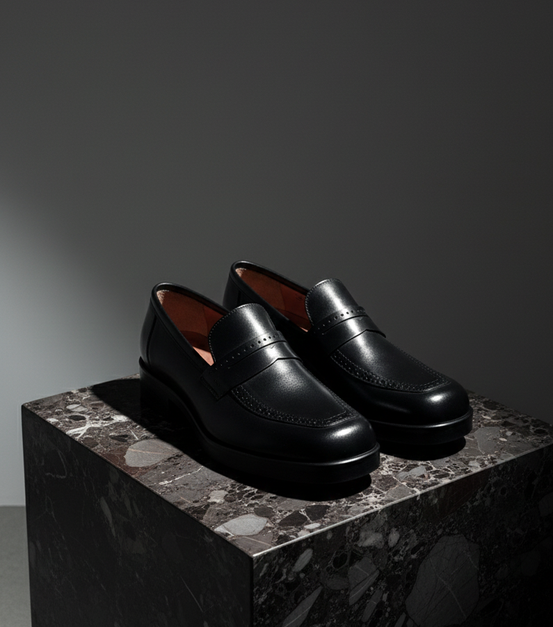 Classic Leather Loafers - Nyashii Leather