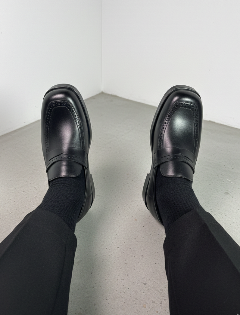 Classic Leather Loafers - Nyashii Leather
