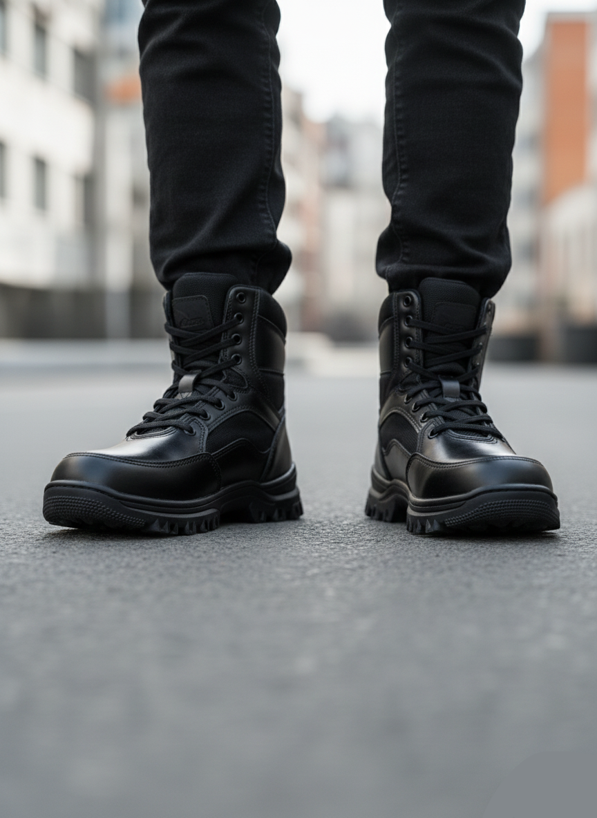 The Commando Leather Shoes - Nyashii Leather