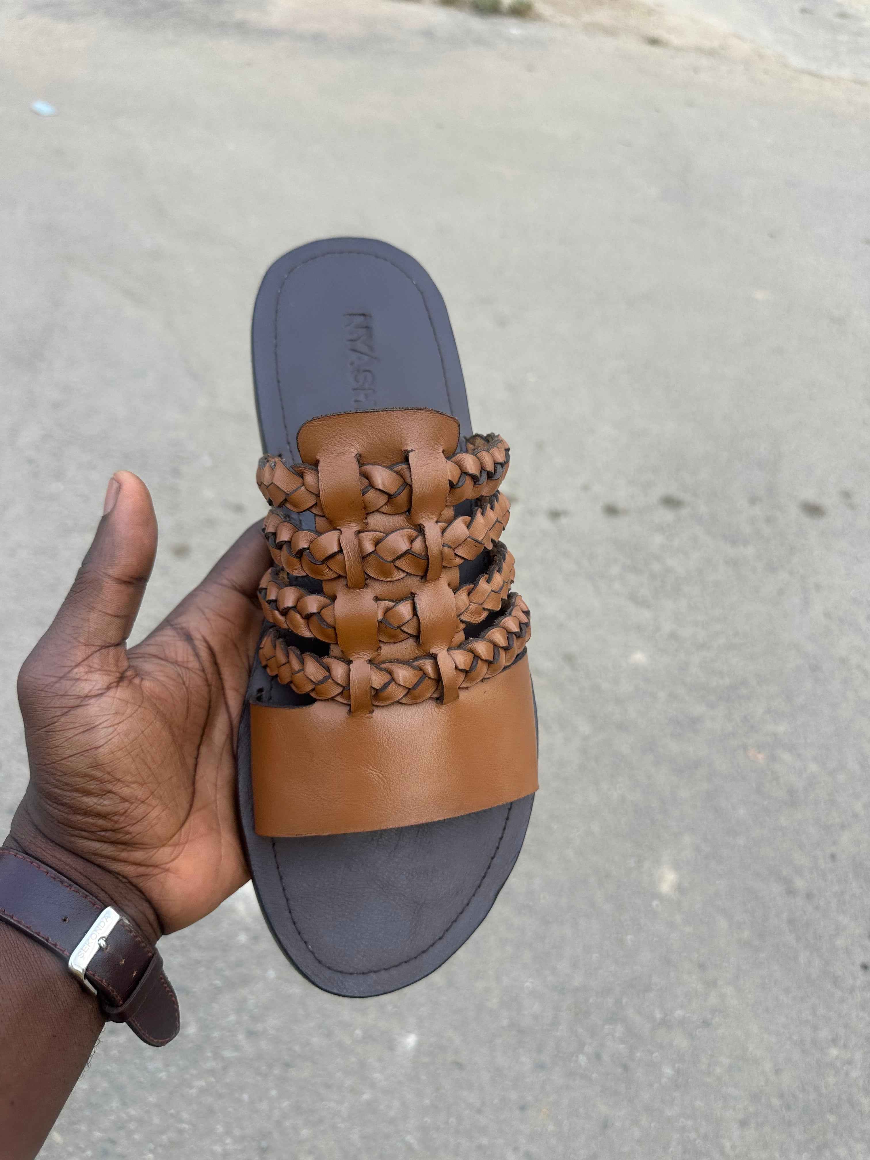 Nasarawa Leather Slippers