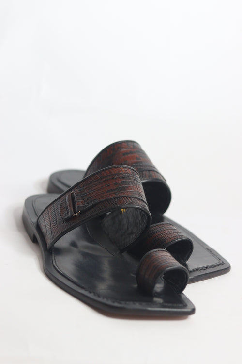 Classic Leather Palm Slippers - Nyashii Leather