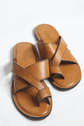 Danish Leather Palm Slippers - Nyashii Leather