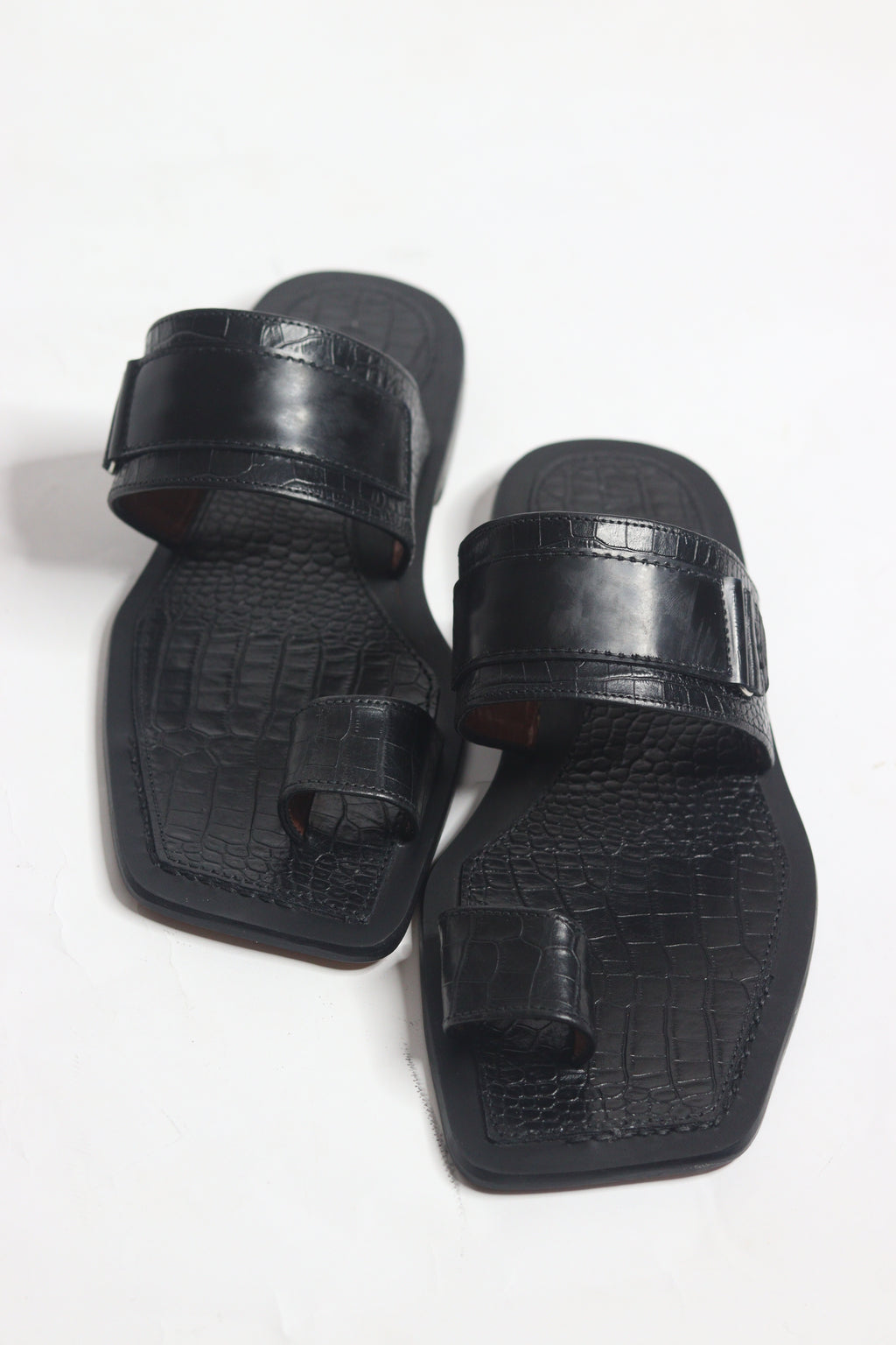 Classic Leather Palm Slippers - Nyashii Leather