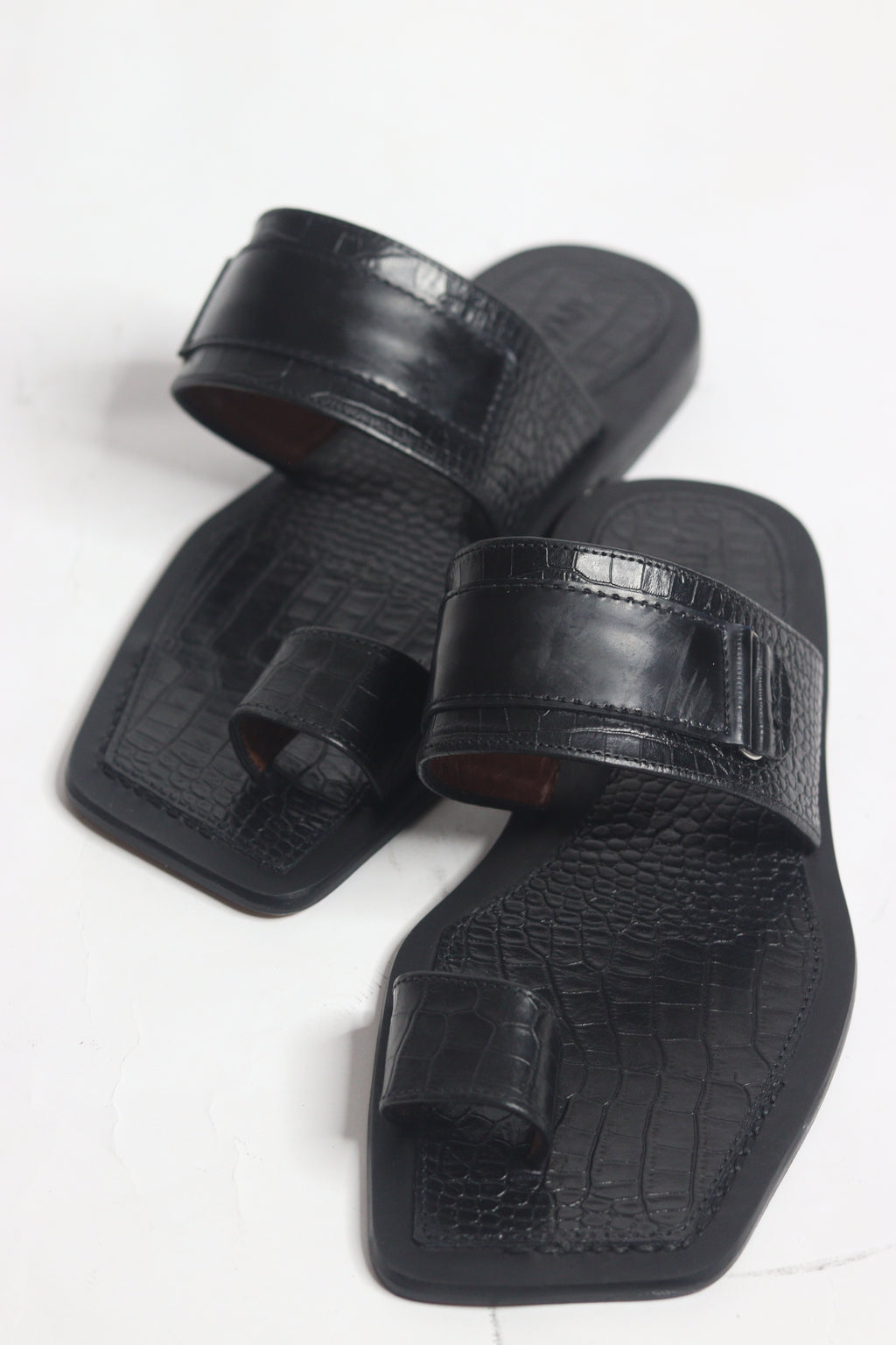 Classic Leather Palm Slippers - Nyashii Leather