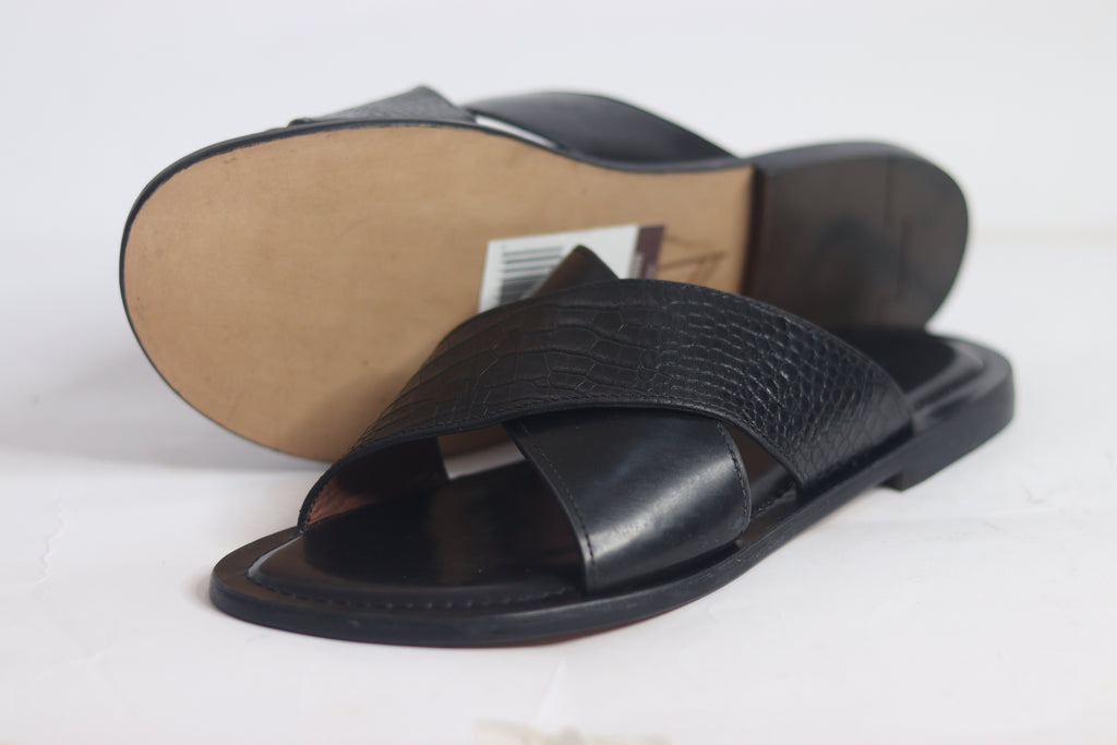Grit Leather Palm Slippers - Nyashii Leather
