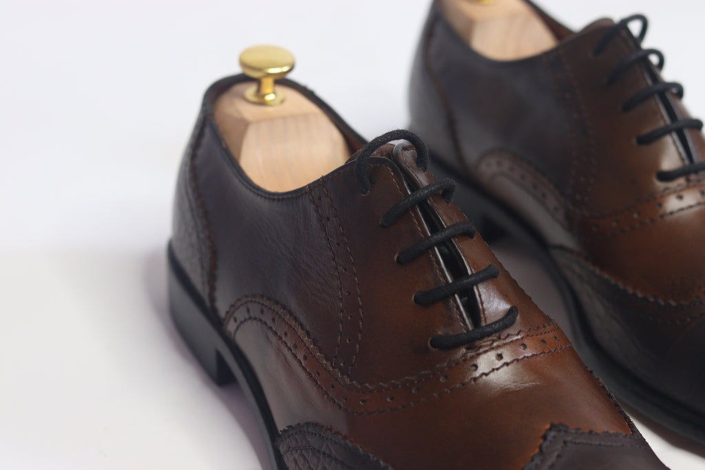 British Scotch Leather Oxfords - Nyashii Leather