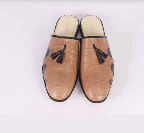 Champ Leather Slippers - Nyashii Leather