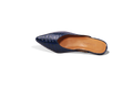 Maleficent Blue Leather Heels - Nyashii Leather