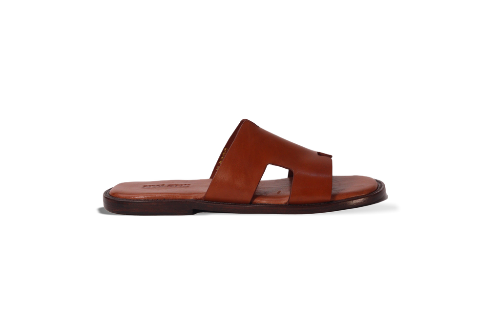 Mr H Brown Leather Shoes - Nyashii Leather