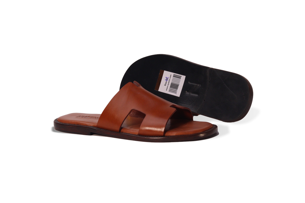 Mr H Brown Leather Shoes - Nyashii Leather