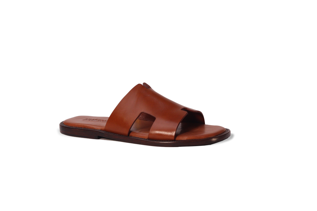 Mr H Brown Leather Shoes - Nyashii Leather